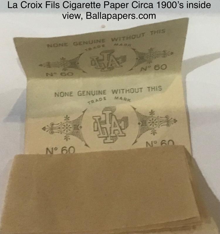 USA La Croix Fils Wheat Straw #60 - 1.c Dawson City Museum Yukon Circa 1900