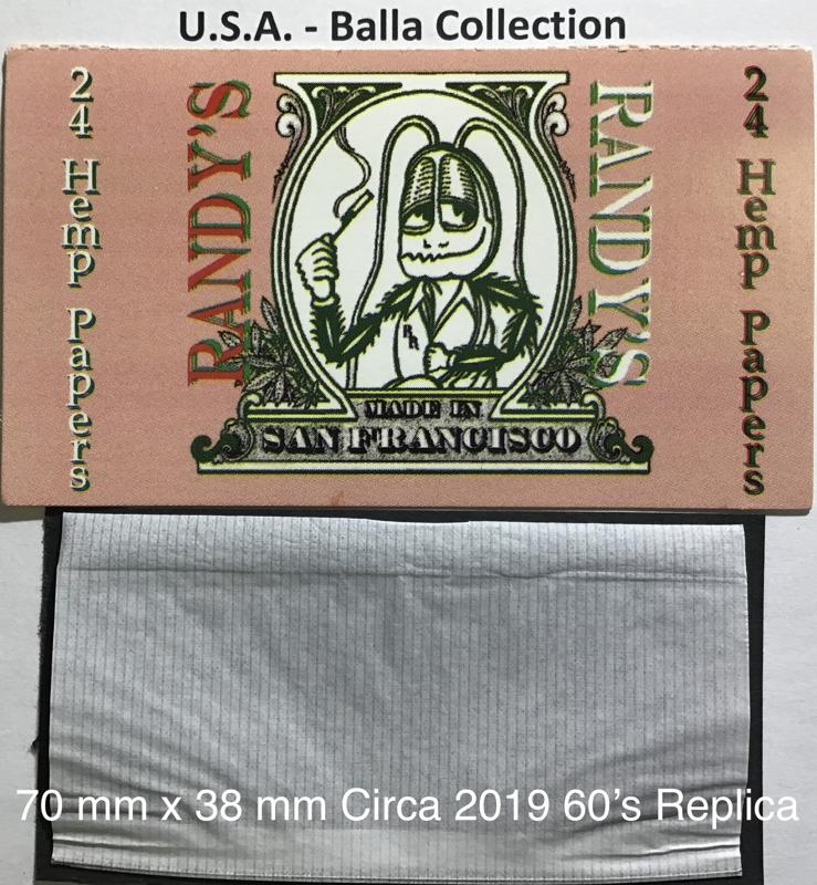 USA Randy's Wired 2.b 70 x 38 Circa 1976 Hemp 24 pk
