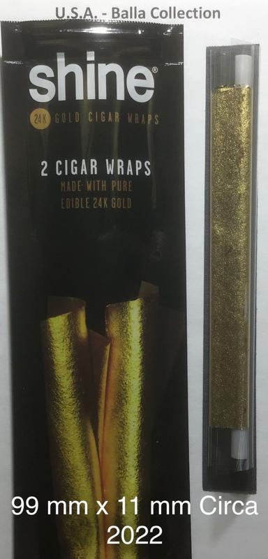 USA Shine Gold 4.a Black Wraps KS 2 pk