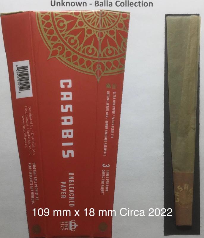Unknown Casabis 1.a 109 x 18 Unbleached KS Cones 3 Pk