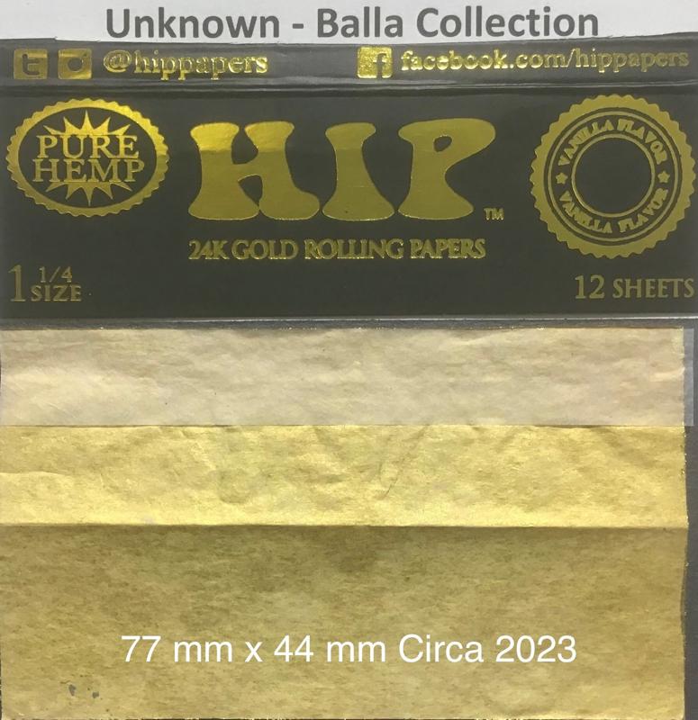 Unknown Hip Gold 24K 1.a Vanilla Hemp 77 x 44 -12 pk