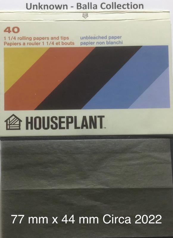 Unknown Houseplant 1.a 77 x 44 Unbleached 40 Pk + Tips
