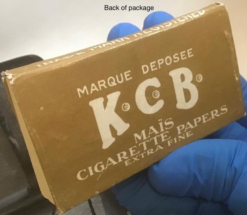 Unknown K.C.B Medal Cigarette Paper Wheat Straw 1.b 200 pk with Copper Case Circa 1900