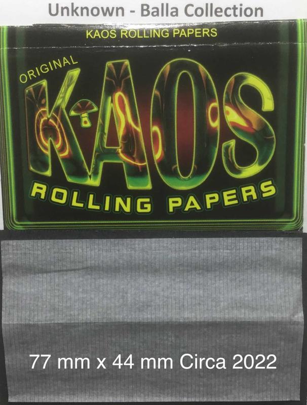 Unknown Kaos 1.a 77 x 44 Ultra Thin 50 pk