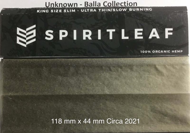 Unknown Spirit Leaf 1.d Hemp 118 x 44  KS Ultra Thin Slim 18 pk