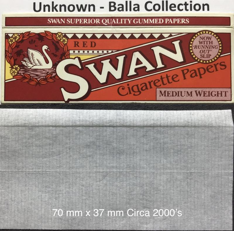 Unknown Swan Red 1.b  70 x 37 Medium Weight Watermark Swan