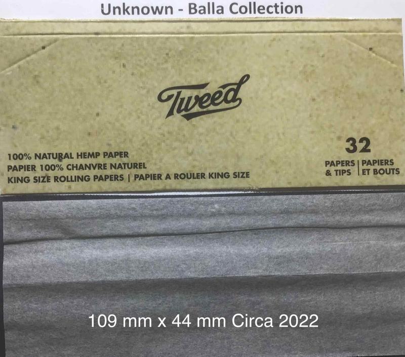 Unknown Tweed 3.b 109 x 44 Natural Hemp 32 pk + Tips