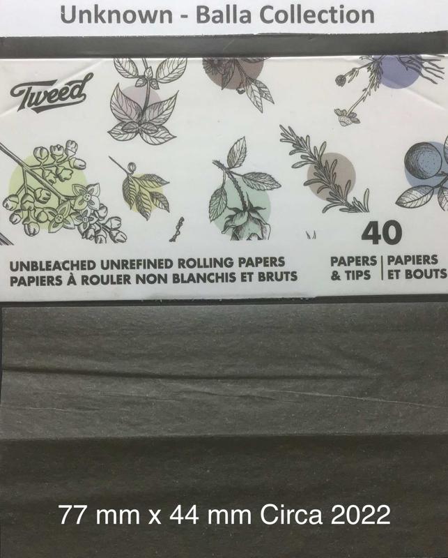 Unknown Tweed 4.a 77 x 44 Unbleached 40 pk + Tips
