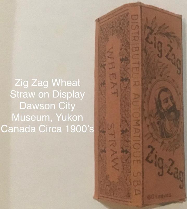Unknown Wheat Straw Dawson City Yukon Circa 1889 1.c Zig Zag